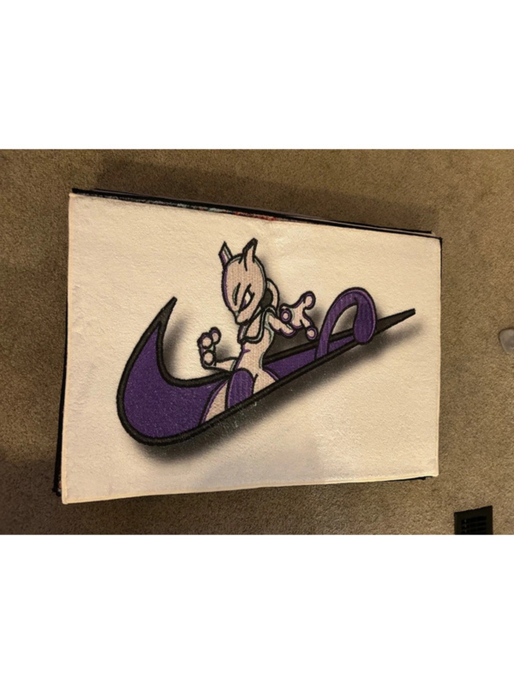 Mewtwo Pokemon Tufted Rug 22”x32”